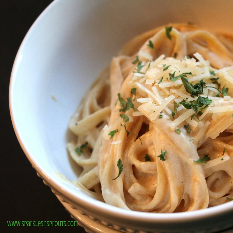 one pan alfredo-close