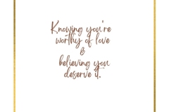 know-youre-worthy-of-love